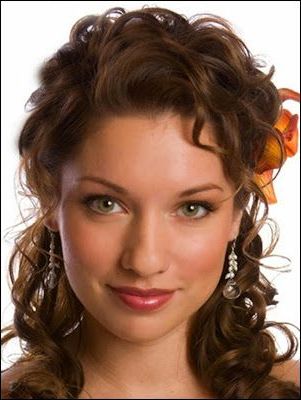 Top 9 Easy Stylish Updos For Curly Hair | Up Doing | Pinterest For Tender Shapely Curls Hairstyles For A Romantic Wedding Look (View 22 of 25)