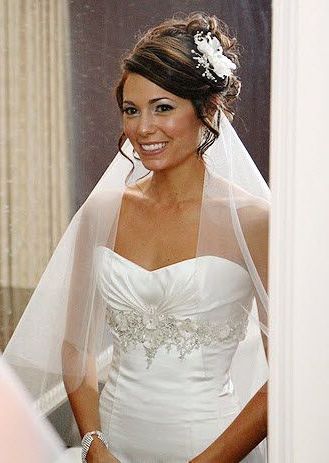 Wedding Hairstyle With Tendrils For A Romantic And Softer Updo Throughout Curled Bridal Hairstyles With Tendrils (View 4 of 25)
