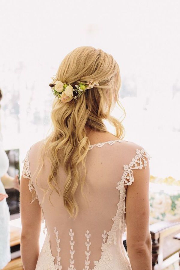 Wedding Hairstyles: 15 Fab Ways To Wear Flowers In Your Hair | That With Regard To Simple Laid Back Wedding Hairstyles (View 3 of 25)