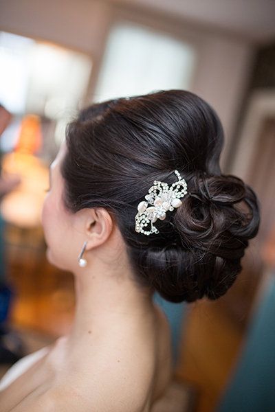 Wedding Updos That Are Beautiful From Every Angle | Bridalguide With Sparkly Chignon Bridal Updos (View 16 of 25)