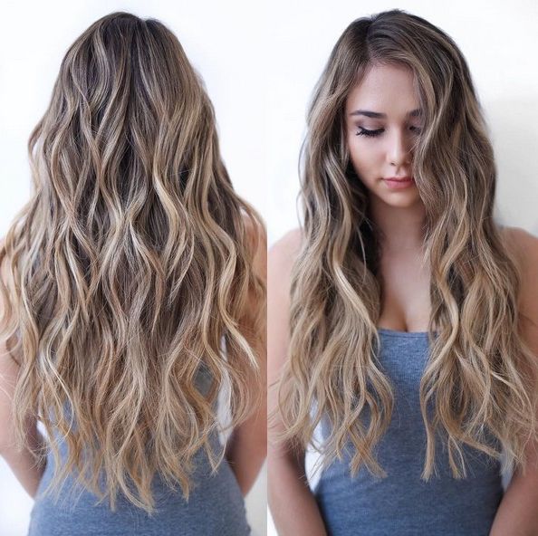 10 Beautiful Balayage Highlight Ideas – Popular Haircuts For Long Hairstyles Brown With Highlights (View 17 of 25)