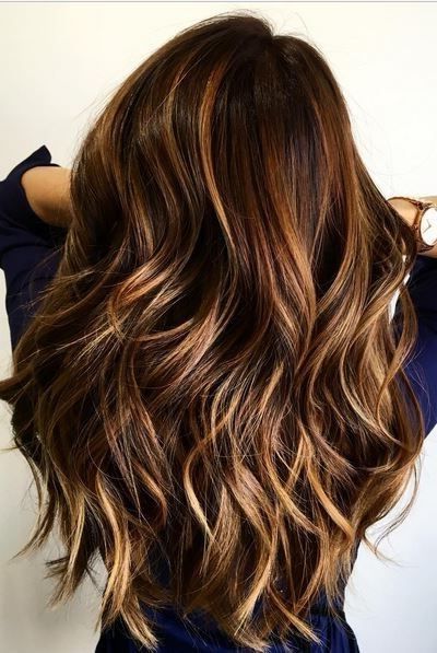 Featured Photo of 25 Photos Curly Golden Brown Balayage Long Hairstyles