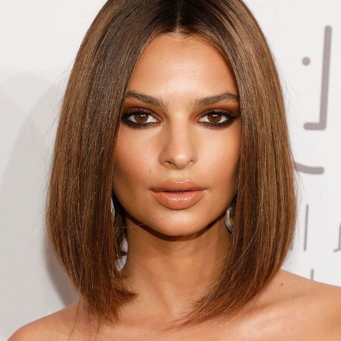 10 Celebrity Long Bob Haircuts For Blunt Long Haircuts (View 22 of 25)