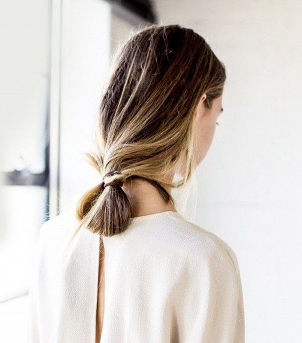 10 Hairstyles You Can Do In Less Than 30 Seconds | Beauty | Face Pertaining To Looped Low Bun Hairstyles (Photo 12 of 25)