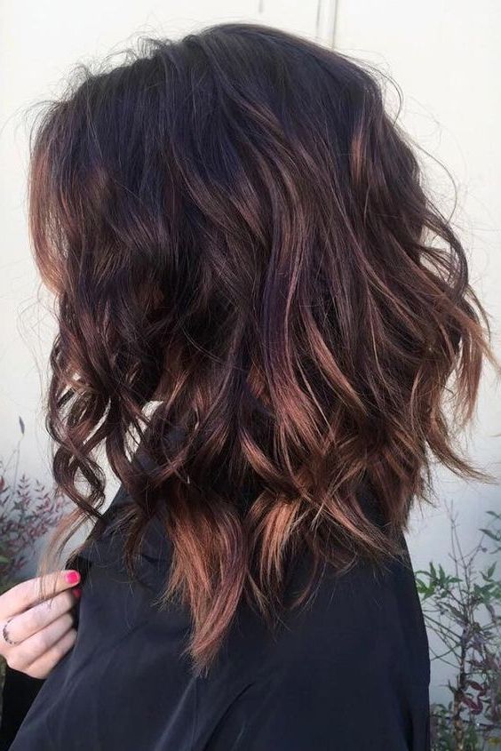 10 Messy Medium Hairstyles For Thick Hair 2019 With Long Hairstyles With Layers For Thick Hair (Photo 3 of 25)