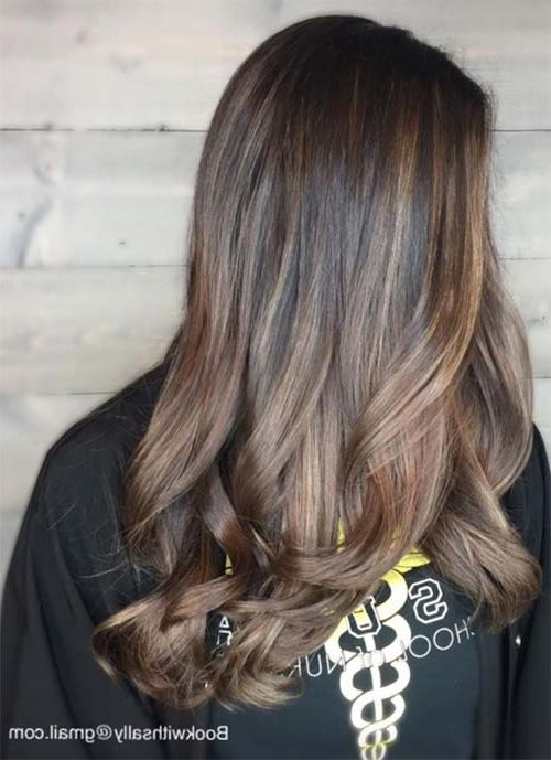 101 Layered Haircuts & Hairstyles For Long Hair Spring 2017 In Long Layered Brunette Hairstyles With Curled Ends (View 16 of 25)
