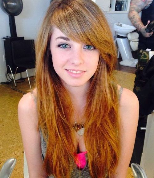12 Hairstyles With Side Bangs | Hairstyles Ideas Regarding Long Hairstyles With Layers And Side Bangs (View 12 of 25)