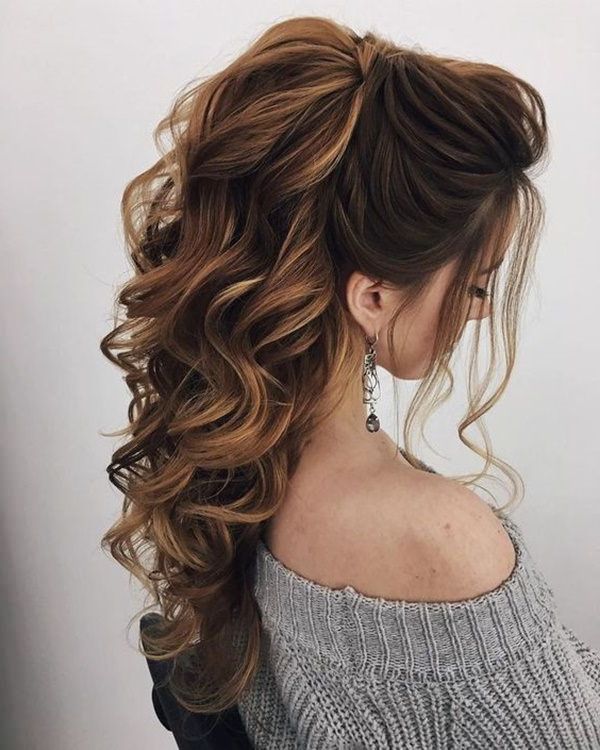 145 Exquisite Wedding Hairstyles For All Hair Types Intended For Hairstyles For Long Hair For Wedding (View 16 of 25)