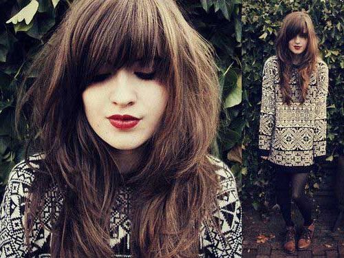 15+ Funky Long Haircuts | Hair It Is!!!! | Thick Hair Bangs, Long With Funky Long Hairstyles (Photo 7 of 25)