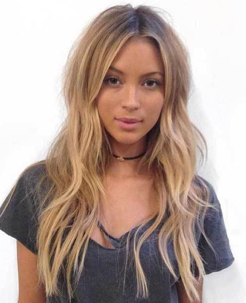 15 Very Chic Long And Layered Hairstyles – Crazyforus Regarding Brown Blonde Hair With Long Layers Hairstyles (Photo 18 of 25)