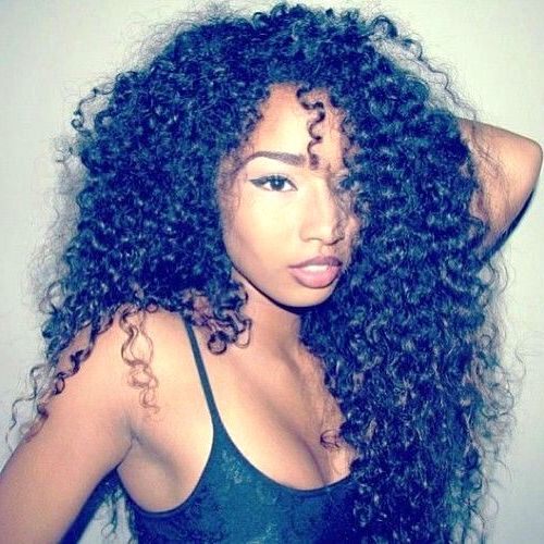 17 Latest Long Hairstyles For Black Women To Look Stunning Within Curly Long Hairstyles For Black Women (View 24 of 25)