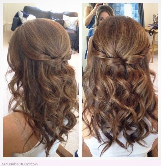 18 Elegant Hairstyles For Prom 2019 | Wedding Hairstyles | Curly With Elegant Curled Prom Hairstyles (Photo 1 of 25)