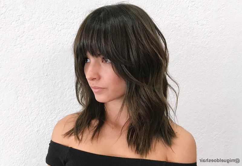 18 Hottest Layered Haircuts With Bangs For 2019 For Long Haircuts With Layers And Bangs (View 17 of 25)