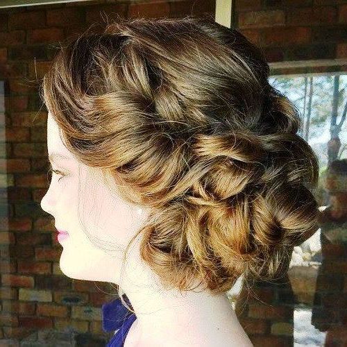 19 Prom Hairstyles For Short Hair That You Can't Ignore With Regard To Classic Roll Prom Updos With Braid (Photo 19 of 25)