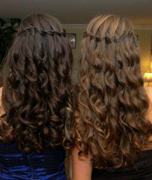 20+ Diy Waterfall Braid Tutorial Ideas | Hairrrrr | Hair, Braids Throughout 8th Grade Graduation Hairstyles For Long Hair (Photo 2 of 25)