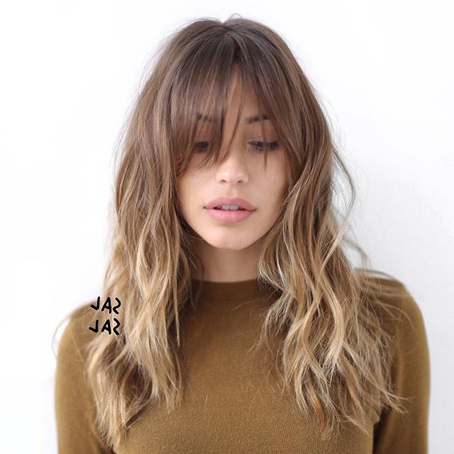 20 Fabulous Long Layered Haircuts With Bangs – Pretty Designs Intended For Fringe Long Hairstyles (Photo 18 of 25)