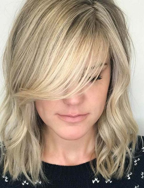 20 Hairstyles With Side Swept Bangs That Will Sweep You Off Your Feet Intended For Side Swept Bangs Long Hairstyles (View 25 of 25)