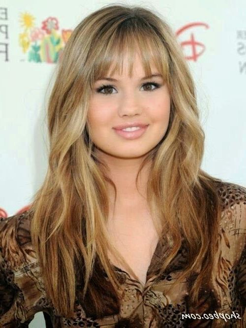21 Trendy Hairstyles To Slim Your Round Face | Hair | I Love | Long In Long Hairstyles With Bangs And Layers For Round Faces (View 3 of 25)