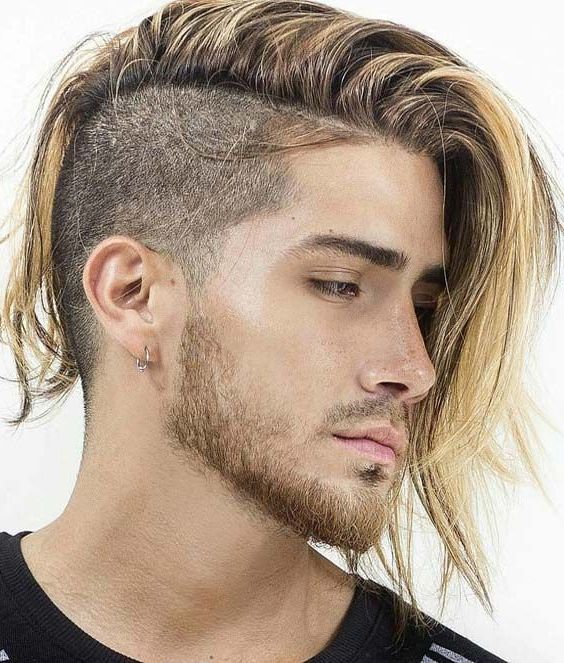 22 Sensational Side Shaved Long Hairstyles For Men 2018 | Hair Color Pertaining To Shaved Long Hairstyles (View 9 of 25)