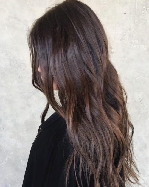 23 Hottest Brown Hair Color Shades Of 2019 Regarding Long Hairstyles For Brunettes (Photo 16 of 25)