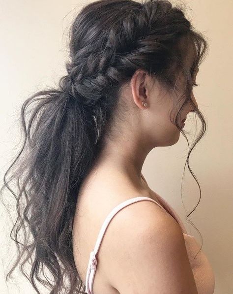 24 Top Curly Prom Hairstyles (2019 Update) | All Things Hair Uk With Textured Side Braid And Ponytail Prom Hairstyles (View 12 of 25)