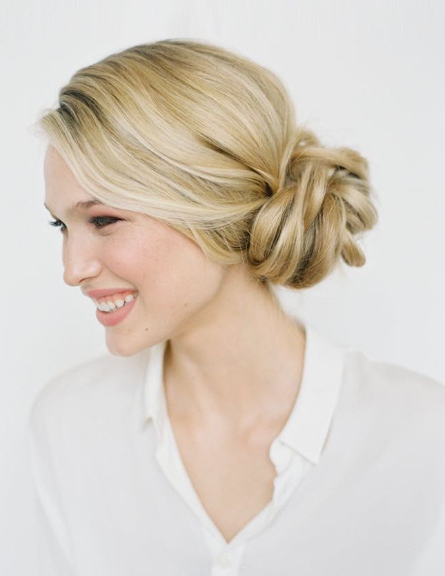 25 5 Minute Hairdos That Will Transform Your Morning Routine | Brit + Co Within Fancy Knot Prom Hairstyles (View 22 of 25)