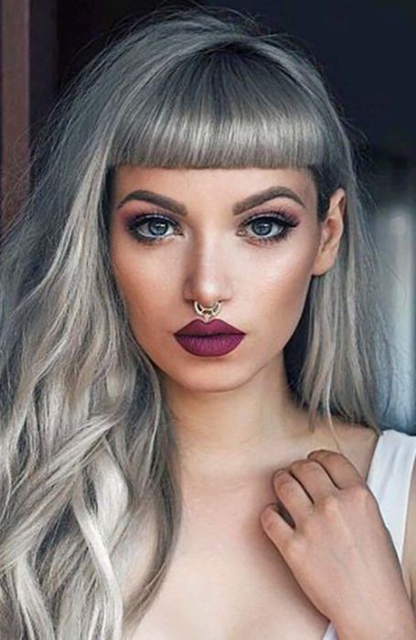 25 Gorgeous Long Hair With Bangs Hairstyles – The Trend Spotter Within Long Hairstyles With Short Bangs (View 22 of 25)