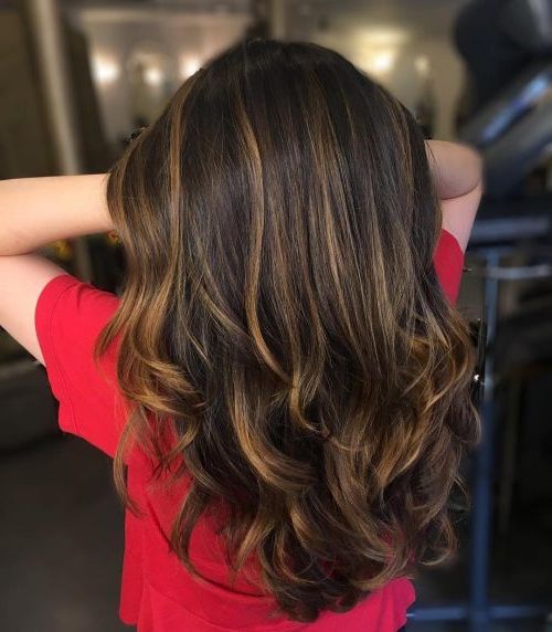 25 Prettiest Hair Highlights For Brown, Red & Blonde Hair In 2019 In Highlighted Long Hairstyles (View 8 of 25)