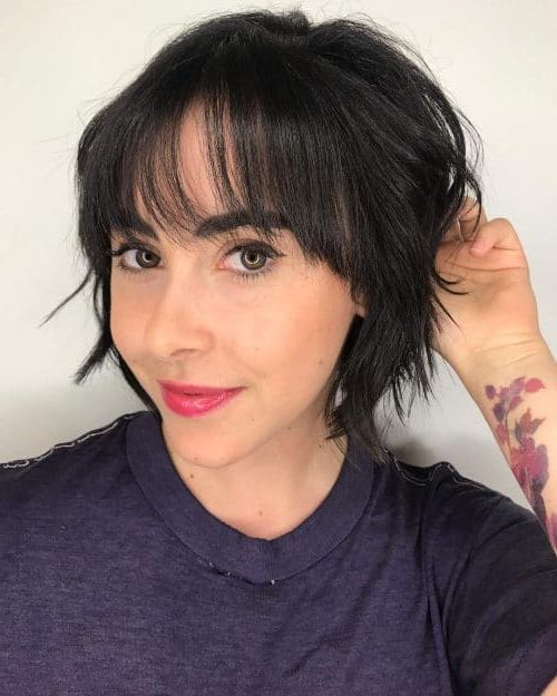 26 Flattering Short Hair With Bangs To Try For 2019 Intended For Long Hairstyles With Short Bangs (View 18 of 25)