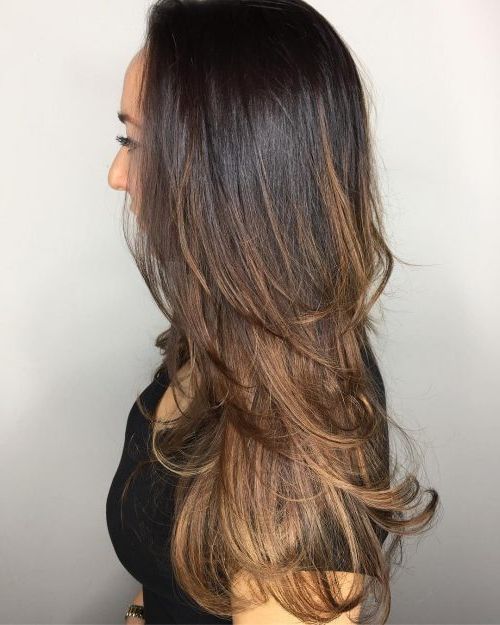 26 Prettiest Hairstyles For Long Straight Hair In 2019 Throughout Straight Across Haircuts And Varied Layers (View 5 of 25)