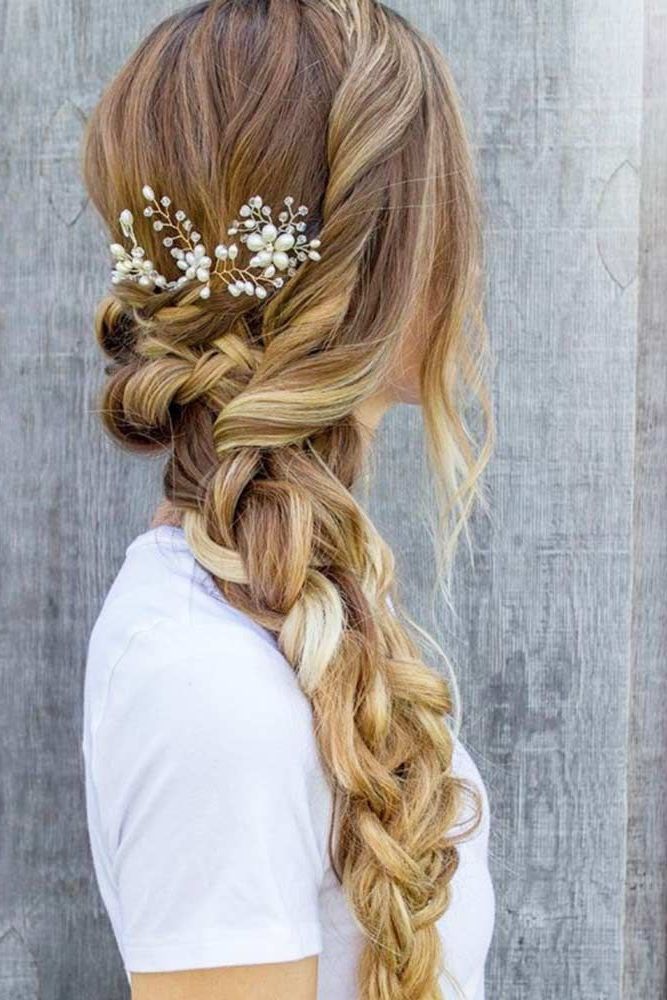 27 Elegant Side Braid Ideas To Style Your Long Hair | Braids | Hair Throughout Tangled Braided Crown Prom Hairstyles (View 12 of 25)