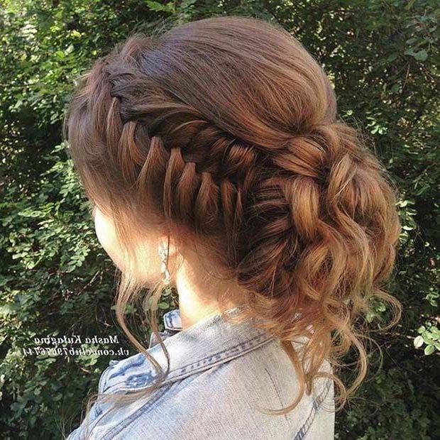 27 Gorgeous Prom Hairstyles For Long Hair | Stayglam Hairstyles In Double Fishtail Braids For Prom (View 3 of 25)