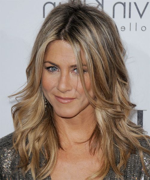 27 Jennifer Aniston Hairstyles, Hair Cuts And Colors Intended For Long Hairstyles With Blonde Highlights (View 19 of 25)