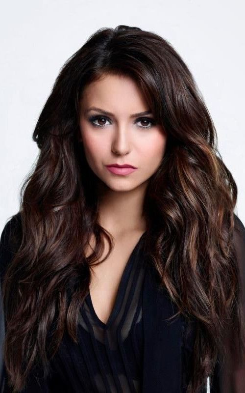 27 Most Vibrant And Stunning Brown Hairstyles For Women – Haircuts For Dark Brown Long Hairstyles (View 23 of 25)