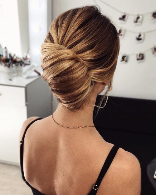 28 Cute & Easy Updos For Long Hair (2019 Trends) With Long Hairstyles Updos (View 17 of 25)