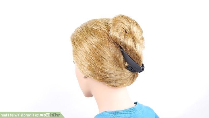 3 Ways To French Twist Hair – Wikihow Intended For Classic French Twist Prom Hairstyles (View 24 of 25)