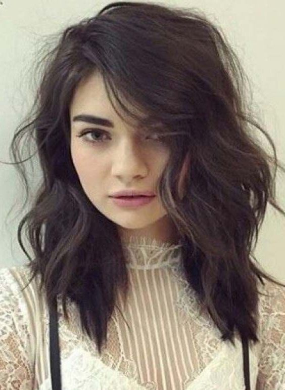 30 Best Side Bangs Haircuts For Women 2018 | Hairstyles | Hair Intended For Long Hairstyles For Women Over 30 (Photo 23 of 25)