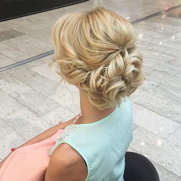 31 Most Beautiful Updos For Prom | Page 3 Of 3 | Stayglam Pertaining To Volumized Low Chignon Prom Hairstyles (View 9 of 25)