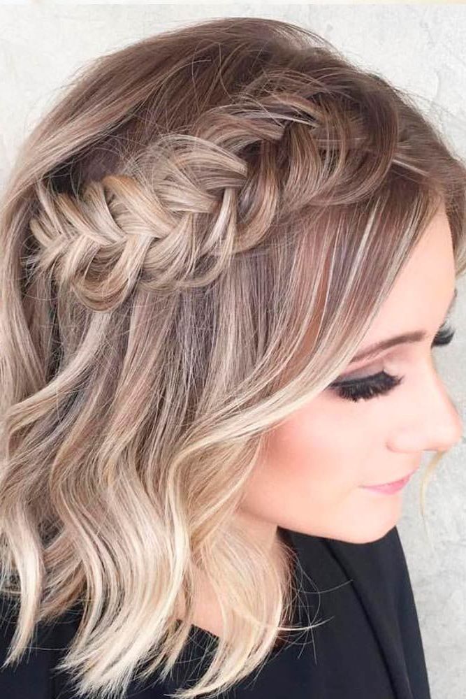 33 Amazing Prom Hairstyles For Short Hair 2019 | Braids | Hair For Bobbing Along Prom Hairstyles (View 1 of 25)