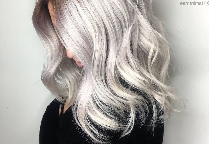 33 Best Platinum Blonde Hair Colors For 2019 In Long Hairstyles Colours (View 20 of 25)