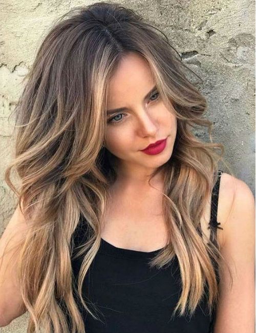 34+ Cool And Classy Long Layered Hairstyles With Balayage Highlights In Highlights For Long Hairstyles (View 17 of 25)