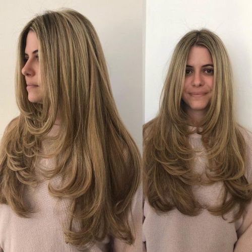 34 Cutest Long Layered Haircuts Trending In 2019 Throughout Long Hairstyles Layered Around Face (View 16 of 25)