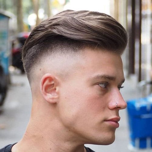 35 Best Men's Fade Haircuts: The Different Types Of Fades (2019 Guide) Inside One Side Long Hairstyles (Photo 18 of 25)
