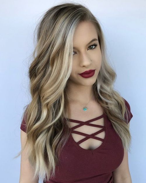 36 Perfect Hairstyles For Long Thin Hair (trending For 2019!) In Hairstyles For Long Thin Face (Photo 16 of 25)