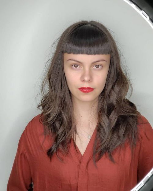 38 Flattering Long Hair With Bangs Trending In 2019 With Long Hairstyles With Straight Bangs (View 11 of 25)