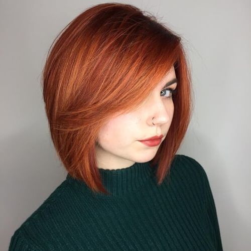 38 Short Hairstyles With Bangs That Are Just Brilliant Within Long Hairstyles With Long Side Bangs (View 24 of 25)