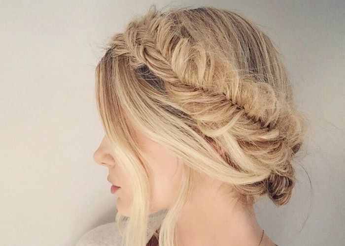 40 Elegant Prom Hairstyles For Long & Short Hair | Somewhat Simple In Messy Twisted Chignon Prom Hairstyles (View 18 of 25)