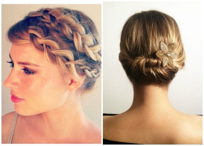 40 Elegant Prom Hairstyles For Long & Short Hair | Somewhat Simple Inside Classic Roll Prom Updos With Braid (Photo 10 of 25)