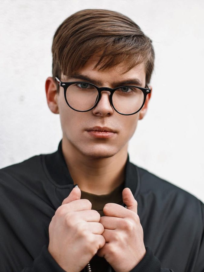 40 Favorite Haircuts For Men With Glasses: Find Your Perfect Style Within Long Hairstyles With Glasses (View 11 of 25)