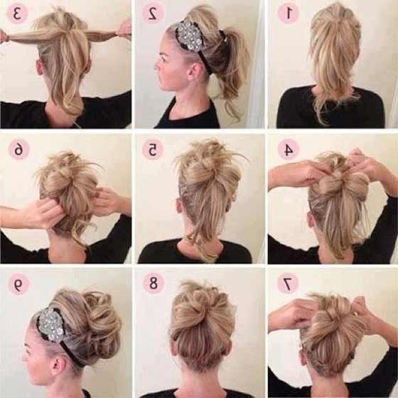 40 Top Hairstyles For Women With Thick Hair Regarding Long Hairstyles Updos Casual (View 9 of 25)